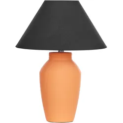 Tischleuchte RODEIRO Keramik Orange