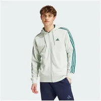 Adidas Essentials French Terry 3-Streifen Kapuzenjacke olivgrün L