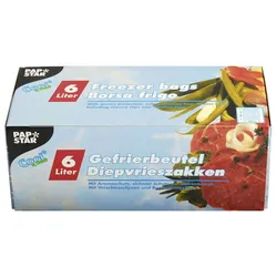 PAPSTAR Gefrierbeutel 14159 transparent 6,0 l