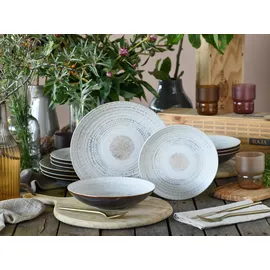 CreaTable Neapel Tafelservice 12-tlg. offwhite