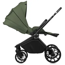 lionelo MIKA PLUS 3-in-1 Buggy 0-48 Monate bis zu 22 kg Babywagen bis zu 9 kg Kindersitz Babytrage bis zu 13 kg, Rückenlehne verstellbar, Dämpfung, 360° Räder, XXL-Verdeck