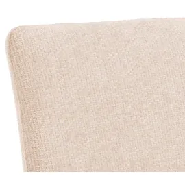 MCW Esszimmer-Set MCW-G55, 4er-Set Stuhl + Sitzbank 160cm, Edelstahl gebürstet Stoff/Textil Chenille ~ creme