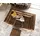 DeLife Wohnlandschaft Elio Lederimitat Vintage Braun Antik mit Hocker