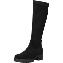 Stiefel GABOR "Gabor Stiefel Leder", Damen, Gr. 42, schwarz, Leder, Schuhe Stiefel