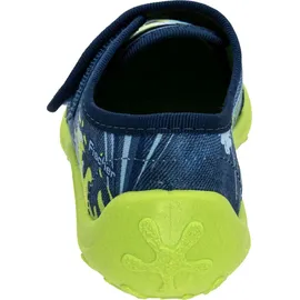 Fischer Markenschuh Klett-Hausschuh Blau 27