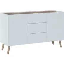 Home Affaire Scandi 119,8 x 71,8 x 41,8 cm Weiß / Jackson Hickory