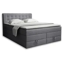 Deine Möbel 24 VERNO 200 x 200 cm H3 Beige/Grau/Schwarz/Silber