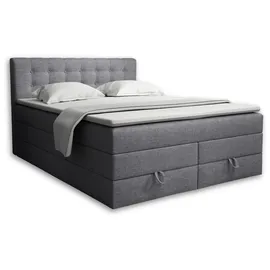 Deine Möbel 24 VERNO 200 x 200 cm H3 Beige/Grau/Schwarz/Silber