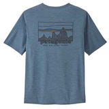 Patagonia Cap Cool Daily Graphic Herren T-Shirt (Blau XL