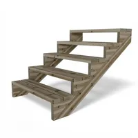 Gartenwelt Riegelsberger Terrassentreppe 5-stufig 89 cm Holz