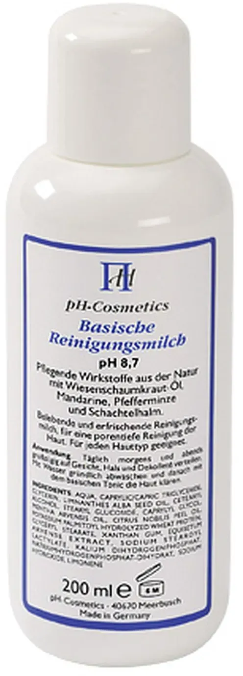 Basische Reinigungsmilch pH 8,7 (200 ml) - pH-Cosmetics