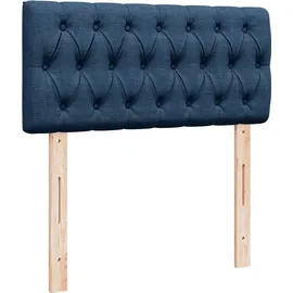 vidaXL Boxspringbett 100 x 200 cm Blau
