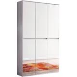 Home Affaire Malcesine Garderobenschrank 111x34x191 weiß