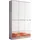 Home Affaire Malcesine Garderobenschrank 111x34x191 weiß