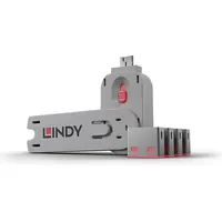 LINDY USB Portblocker, pink (40450)