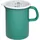 RIESS Riess, 0338-111, Küchenmaß Ø 9cm, NATURE GREEN DARK, Grün, Emaille, Vol. (rec.): 1,0 Liter, Made in Österreich, LBH: 16,3x11,5x14,9cm, 0,431kg, Deckel, Induktionskocher kompatibel, Ofenfest