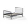 58 aufm Kessel METALLBETT Kay 147x110x207 aus Metall in Blau matt | Gr.: onesize