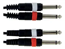 Keyboardkabel 2xMonoklike 6m
