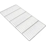 Wiltec Grillrost 58 x 30 cm Edelstahl weiß
