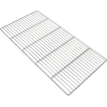 Wiltec Grillrost 58 x 30 cm Edelstahl weiß