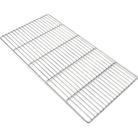 Wiltec Grillrost 58 x 30 cm Edelstahl weiß