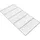 Wiltec Grillrost 58 x 30 cm Edelstahl weiß