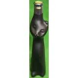 (27,50€/L) 2x Happy Cat Rotwein Dornfelder 0,5l Katzenflasche schwarz Versand0€