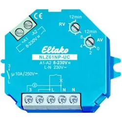 1St. Eltako NLZ61NP-UC Nachlaufschalter UC. 1 Schließer nicht potenzialfrei 10A/...
