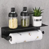 HANFU Küchenrollenhalter Wandmontage, Küchenpapierhalter Ohne Bohren