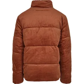 URBAN CLASSICS Boxy Corduroy Puffer Jacke Orange L