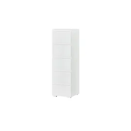 Smart Hochkommode BEN 40 x 131 x 45 cm Weiß