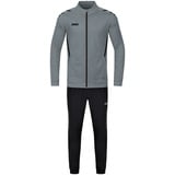 Jako Damen Trainingsanzug Polyester Challenge steingrau/schwarz, 38