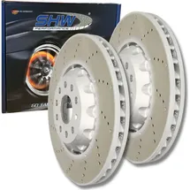 shw performance SHW VFX43701 vorne, belüftet, hochkarbonisiert, 1 Stück