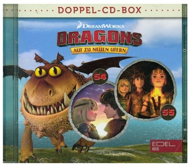 Dragons - Auf Zu Neuen Ufern - Doppel-Box.Tl.54-55 2 Audio-Cd - Dragons-Auf Zu Neuen Ufern (Hörbuch)