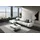 Designwerk Ecksofa DESIGNWERK "Forma L-Form, zeitloses Designsofa mit aktuellem Fuß", weiß (snow), B:344cm T:162cm, Leder;Struktur 98% Polyester, 2% Acryl, Sofas, Ecksofa, in hochwertiger Verarbeitung & tollem Sitzkomfort