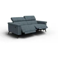 RELAXSOFA NORDEL 3-Sitzer, blaugrau