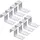 Maximex Fensterhaken 8er Set, für Fensterrahmen bis 1,8 cm, geeignet