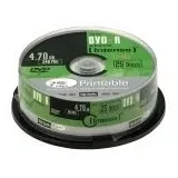 Intenso DVD-R (G) - 4.7 GB 16x - mit Tintenstrahldrucker bedruckbare Oberfl...