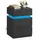 VASAGLE Nachtschrank SMARTIE 40 x 40 x 55 cm Schwarz