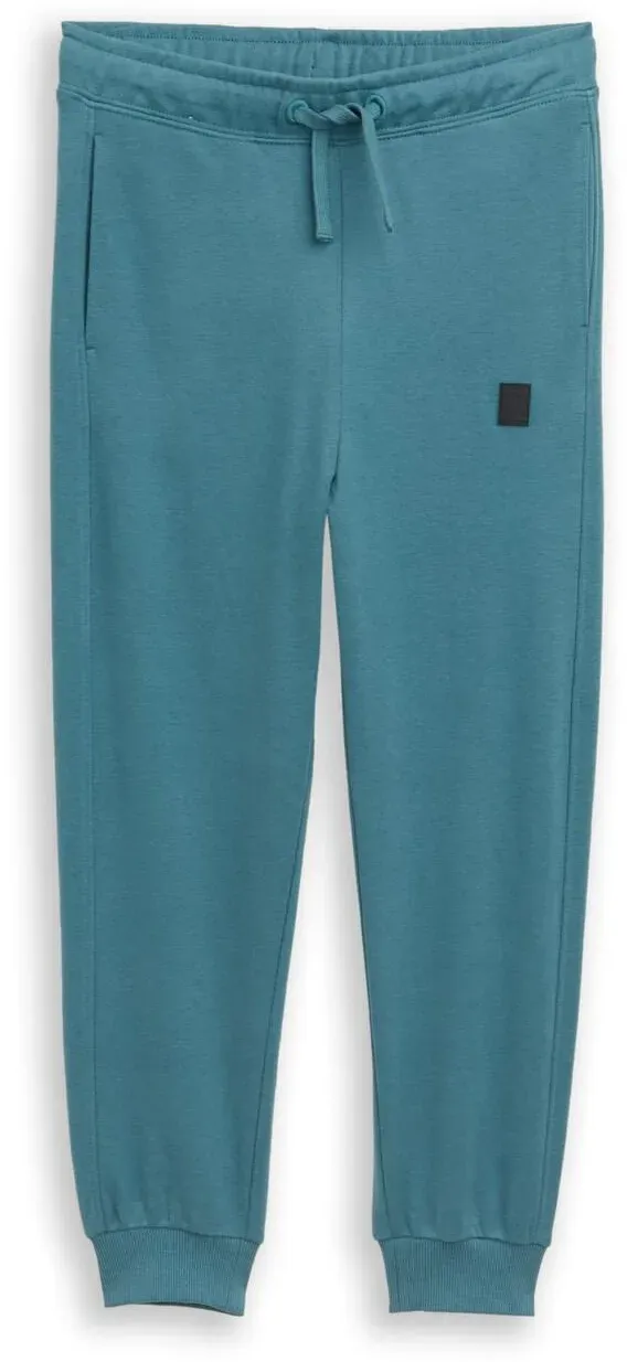 TOM TAILOR Jungen Basic Jogginghose, grün, Uni, Gr. 158
