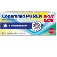 PUREN Pharma GmbH & Co. KG Loperamid PUREN akut 2 mg Schmelztabletten