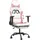 vidaXL Gaming-Stuhl mit Fußstütze Rosa