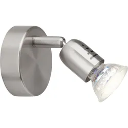 Brilliant LED Wandspot Loona eisen GU10 2,5W 3000K Warmweiß schwenkbar