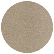 Snapstyle Feinschlingen Velour Teppich Strong Nougat 133cm Rund,