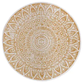 freundin Home Collection Lilja Wendeteppich Ø 100 cm Gelb