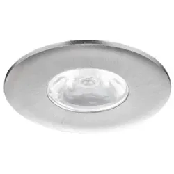 Brumberg 00P3653G LED-Lichtpunkt 350 mA, 1 W, 30°, grün, rund, starr, chrom glänzend, IP43 (bei E