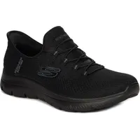 SKECHERS Summits Diamond Dream Damen Weite E Black Mesh/Gunmetal Trim 37,5