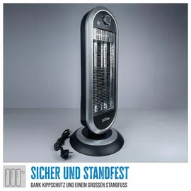 Güde GIH 900 Elektroheizstrahler 0,9 kW schwarz