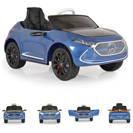 Moni Kinder Elektroauto Mercedes-Benz Concept EQA, EVA-Reifen, Fernbedienung MP3 blau
