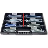 Schraubenbox24 Sechskantschrauben Sortiment M6 65-100 mm 110 Stück